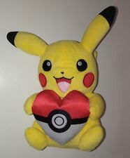 Pokemon Día de San Valentín Pikachu Peluche Animal Corazón Poke Ball 8" SIN ETIQUETAS segunda mano  Embacar hacia Argentina