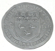 Medaille etain heures d'occasion  Arronville