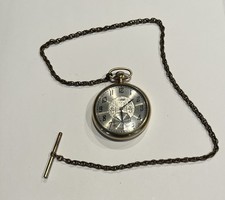 ANTIGO RELÓGIO DE BOLSO MASCULINO ELGIN 10K GF CHEIO DE OURO JOIAS SEGURANÇA NAURCO FUNCIONA comprar usado  Enviando para Brazil