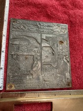 Vintage metal printing for sale  Hudson