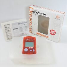 Memória visual Dreamcast EUA vermelha HKT-7009-02 na caixa Sega oficial VMU 0765 dc comprar usado  Enviando para Brazil
