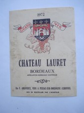 Etiquette vin château d'occasion  Grandris