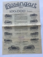 Publicité voiture rosengart d'occasion  Meximieux