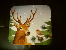 Biscuit tin christmas for sale  BORDON