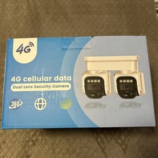 Cámara de Seguridad Solar Celular 4G LTE, Doble Lente 360° Gris  segunda mano  Embacar hacia Mexico