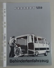 Prospektblatt peugeot nivo gebraucht kaufen  Jever