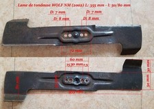Lame tondeuses wolf d'occasion  Angers-