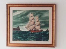 Olio tela veliero usato  Italia