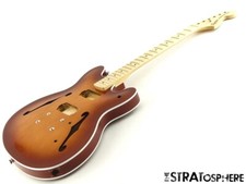 Fender Squier Affinity Starcaster Deluxe CORPO E PESCOÇO Bordo Sienna Sunburst comprar usado  Enviando para Brazil