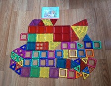 Lot magnetic tiles for sale  Houston