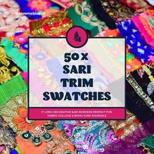 Sari trim swatches for sale  SHREWSBURY