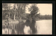 Old postcard fontaine d'occasion  Expédié en Belgium