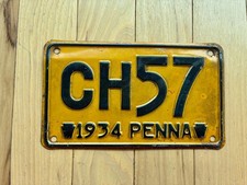 1934 pennsylvania license for sale  Tacoma