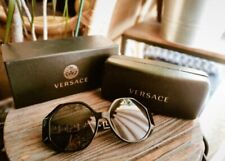 Wyjątkowe okulary przeciwsłoneczne versace czarne, geometryczne! Stan idealny!  na sprzedaż  PL