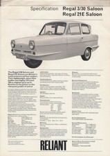 Reliant regal saloon for sale  UK
