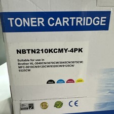 Cartucho de toner colorido TN210 4 conjuntos para impressora a laser Brother (selada) NÃO FABRICANTE DE EQUIPAMENTO ORIGINAL comprar usado  Enviando para Brazil