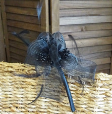 Fascinator black wedding for sale  ASHTON-UNDER-LYNE