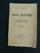 Perron justice politicienne d'occasion  Besançon