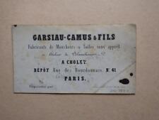 1840.carte visite garsiau d'occasion  Saint-Brieuc