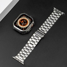 Pulseira de relógio de aço inoxidável 38 40 41 42 44 45 46 mm para Apple IWatch 8 7 TPU comprar usado  Enviando para Brazil