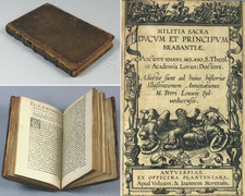 DUCHY of Brabant superb allegorical t/p 1592 RARE Militia Sacra PLANTIN Press na sprzedaż  Wysyłka do Poland