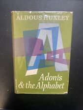 Adonis and the Alphabet, Aldous Huxley  1956 1st Ed. Hardback Dj comprar usado  Enviando para Brazil