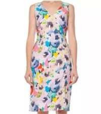 Miranda Skoczek for Gorman Dress Size 8 /US4 Pencil Knee Length V-neck Art Print, używany na sprzedaż  Wysyłka do Poland