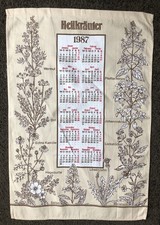 Kalender geschirrtuch 1987 gebraucht kaufen  Schweinfurt