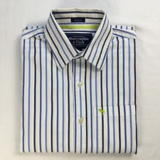 Camisa masculina Abercrombie Fitch xadrez roxa média músculo manga longa botão para cima comprar usado  Enviando para Brazil