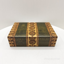 Vintage wooden hinged for sale  Cary