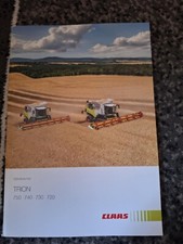 Claas trion prospekt gebraucht kaufen  Schmalfeld