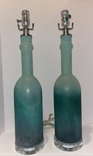 Pair frosted turquoise for sale  Cleveland
