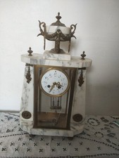 Pendule cage marbre d'occasion  France