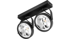 Lampa sufitowa Kinkiet LEON 2x ES111 Ruchomy czarna na sprzedaż  PL