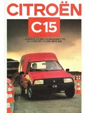Dépliant citroen c15 d'occasion Dépliant citroen c15 d'occasion  Paris XX
