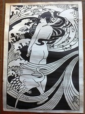 Vecchio poster disegno usato  Este