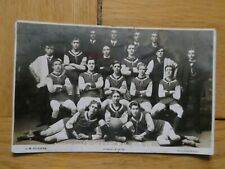 Foto postal real de 1913 del equipo de fútbol atlético Wellingboro 1912-13 segunda mano  Embacar hacia Argentina