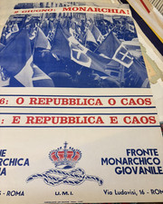 Manifesto anno 1971 usato  Fiuggi