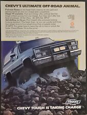 1983 Chevrolet Blazer Diesel V8 Suv carro veículo imprimir Ad Garras De Urso comprar usado  Enviando para Brazil