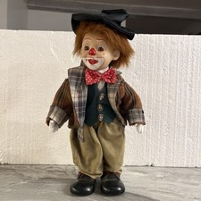 Clown porcellana vintage usato  Roma