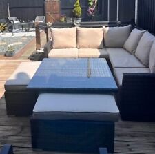 Seater rattan dining for sale  FLEETWOOD