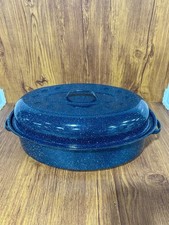 Vintage enamelware blue for sale  Sandy Lake