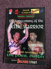 Boxing programme dublin for sale  POOLE