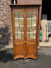 Eckvitrine eckschrank eiche gebraucht kaufen  Neuss