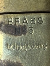 Kingsway brass trench for sale  TEWKESBURY