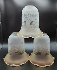 Frosted floral etched for sale Frosted floral etched for sale  LOWESTOFT