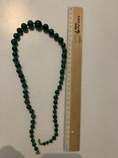 Collana pietra verde usato  Italia