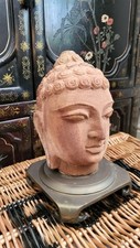 Red sandstone buddha for sale  LONDON