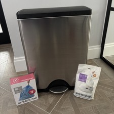 Simplehuman stainless steel for sale  BECKENHAM