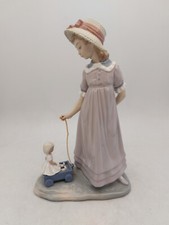 Lladro girl pulling for sale  MANCHESTER